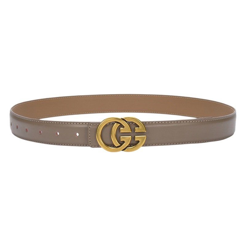 New cow belt women's net red classic GG leather ladies belt fashion Joker decorative jeans with wholesale