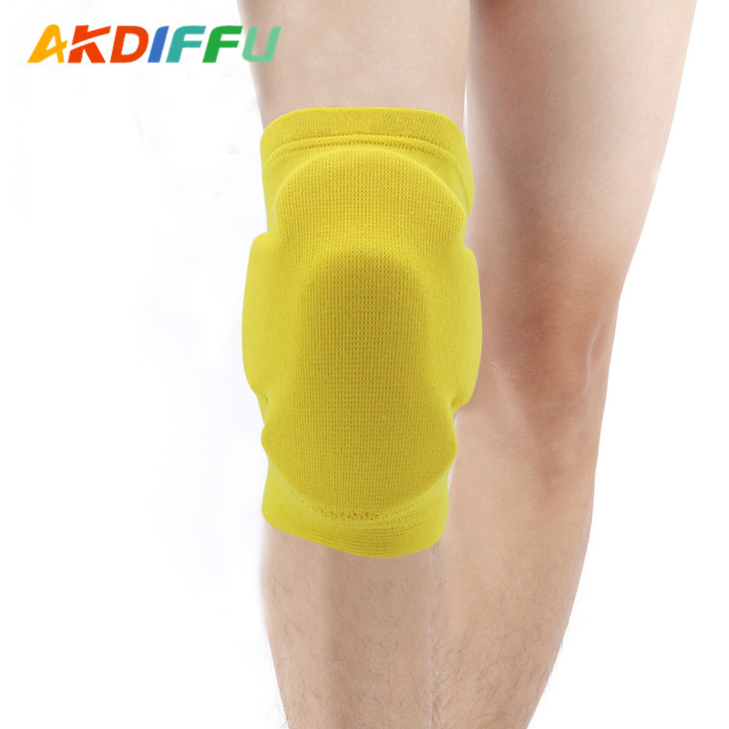 Picture of Color thickened sponge knee pads anti-collision protection breathable volleyball basketball football sports protective gear a generation of hair
