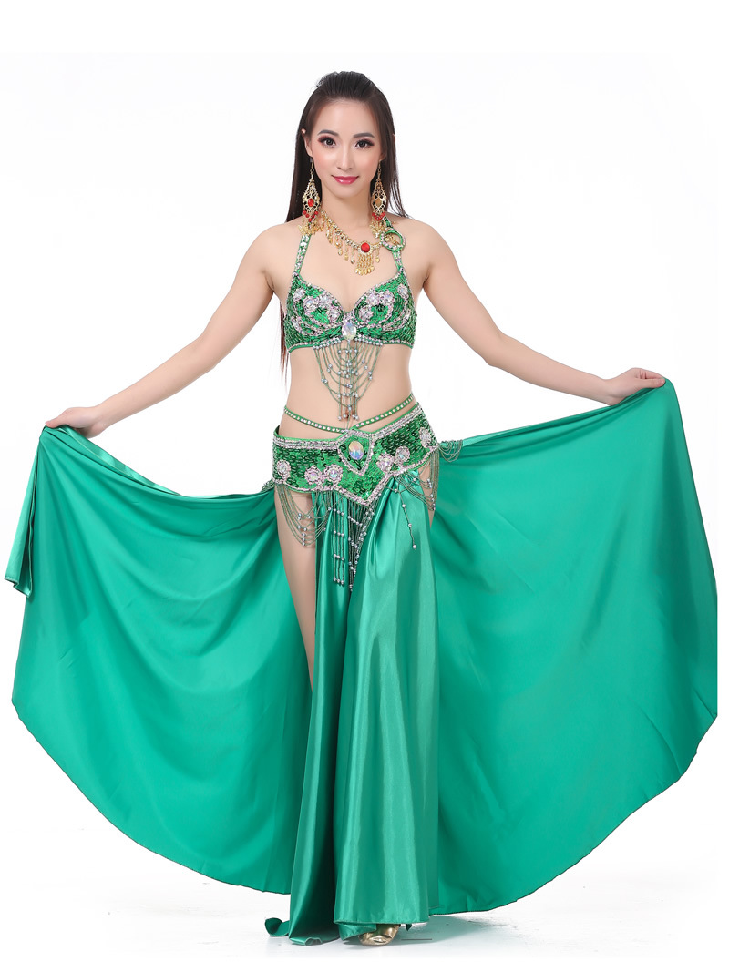 Picture of 802 Double Split Slip Skirt Belly Dance suit Belly Dance Performance Costume Belly Dance Performance suit Performance Costume