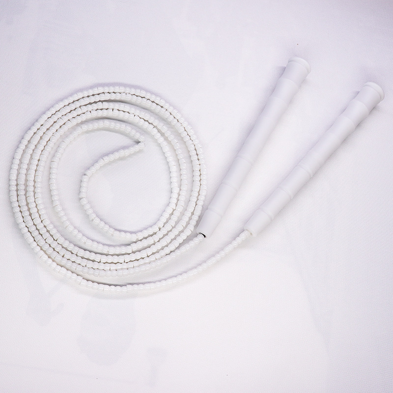 Picture of Manufacturer Wholesale Children's Fitness Sports Pattern Skipping Rope Kindergarten Competition Soft Bead Bamboo Skipping Rope for Primary School Students