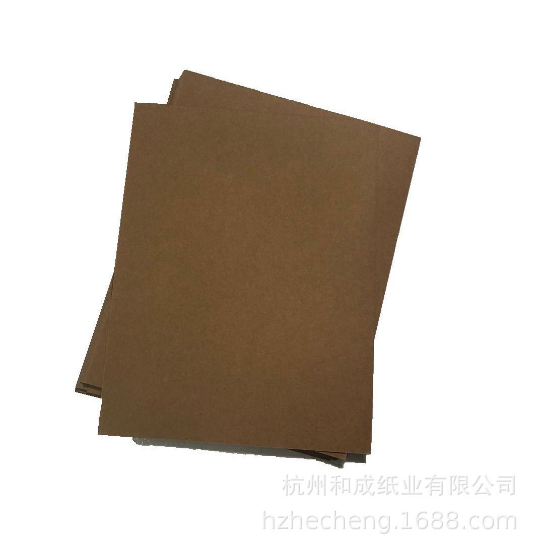 Hangzhou and paper industry supply box board paper 150-260g wrapping paper Kraft paper low price large quantity discount