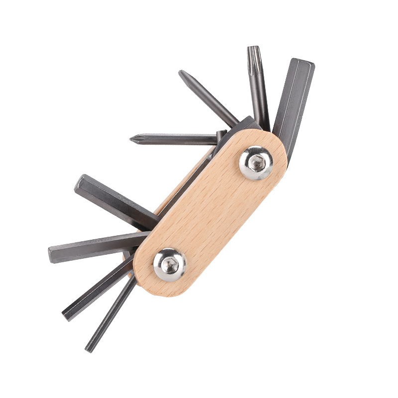 Picture of Bicycle Repair Tool Repair Combination Tire Repair Tool Multifunctional Folding Repair Tool Wrench Set