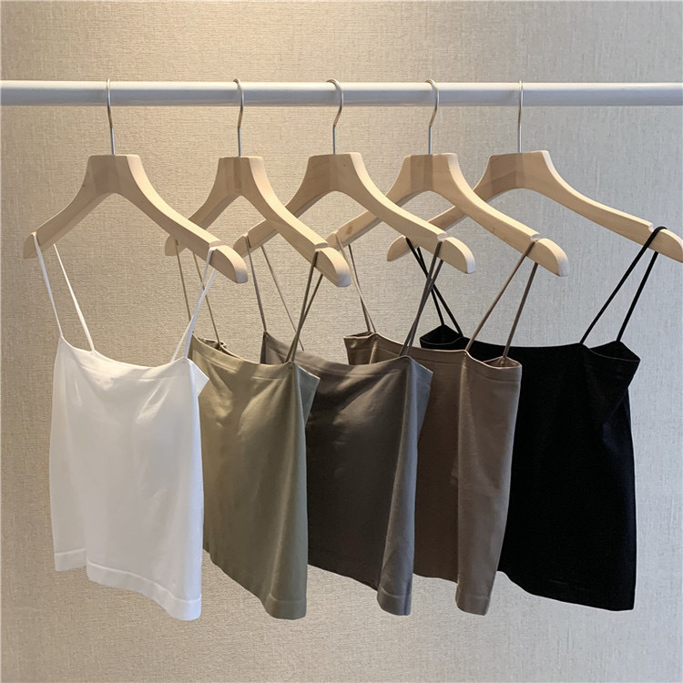 Picture of Live Broadcast Popular 1806 Camisole Seamless Beautiful Back Latex Chest Pad Fixed Cup Outer Wear Bottoming Chest Wrap Intimates for Women