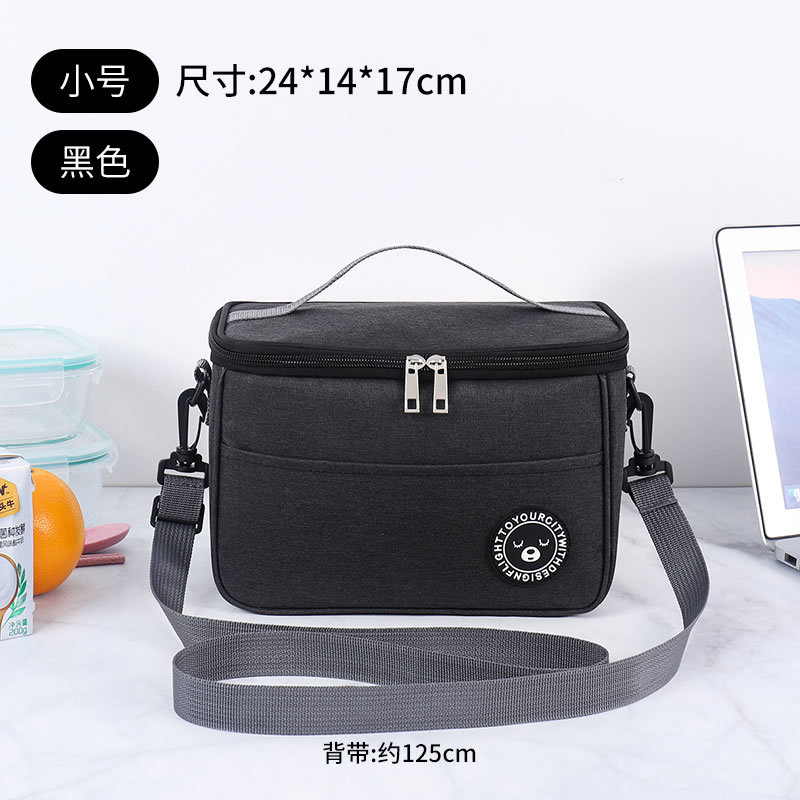 Picture of Lunch Box Handbag Square Insulation Bag Aluminum Foil Thickened Lunch Bag Large Capacity picnic bag for office workers and students with meals