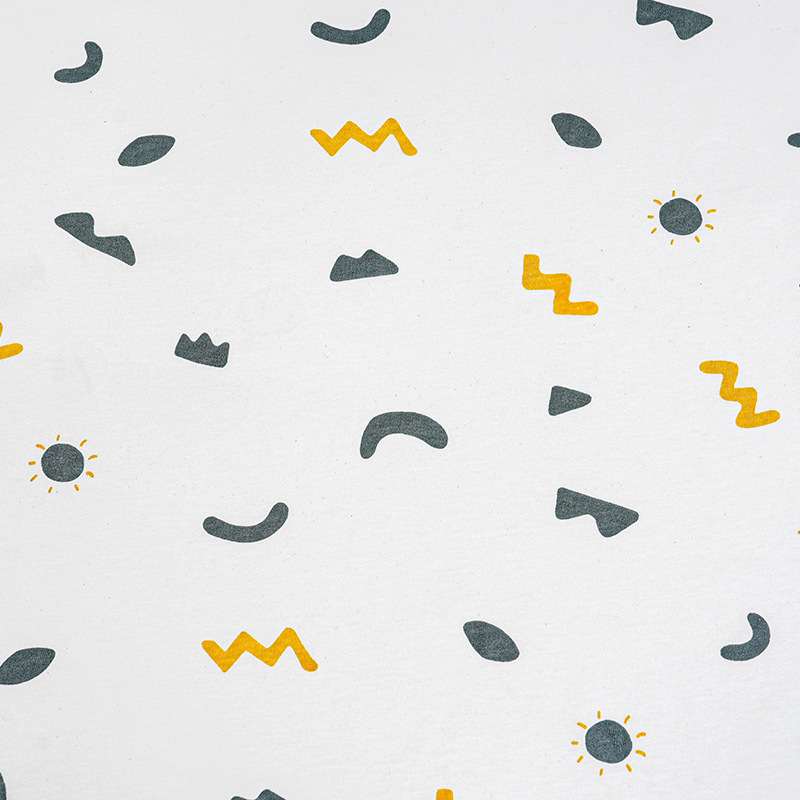 Picture of 130g cotton jersey printed class a combed single-sided cotton printed fabric spring and summer baby pajamas t-shirt fabric