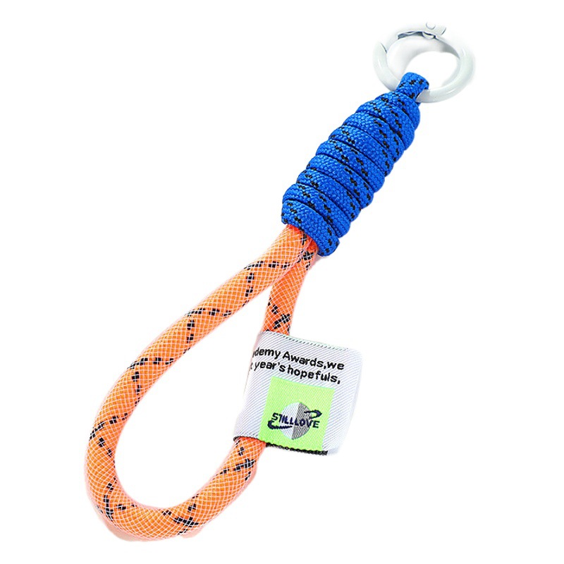 Two-color mobile phone rope key chain personalized color matching hand rope pendant bag jeans pendant manufacturers in stock