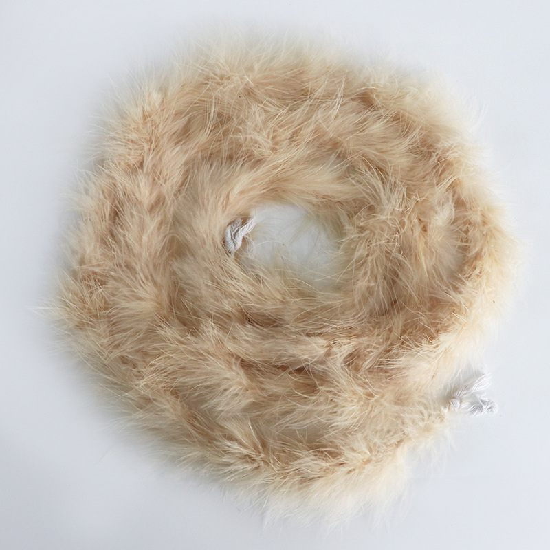 Picture of Tops wholesale Turkey plush plush feather diy1 2 M 16G performance stage decoration feather strip