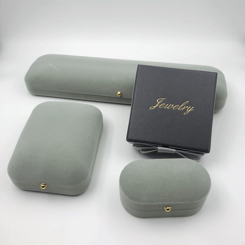 Jewelry packaging box exquisite jewelry box flannel box all kinds of jewelry box can be matched with jewelry shot