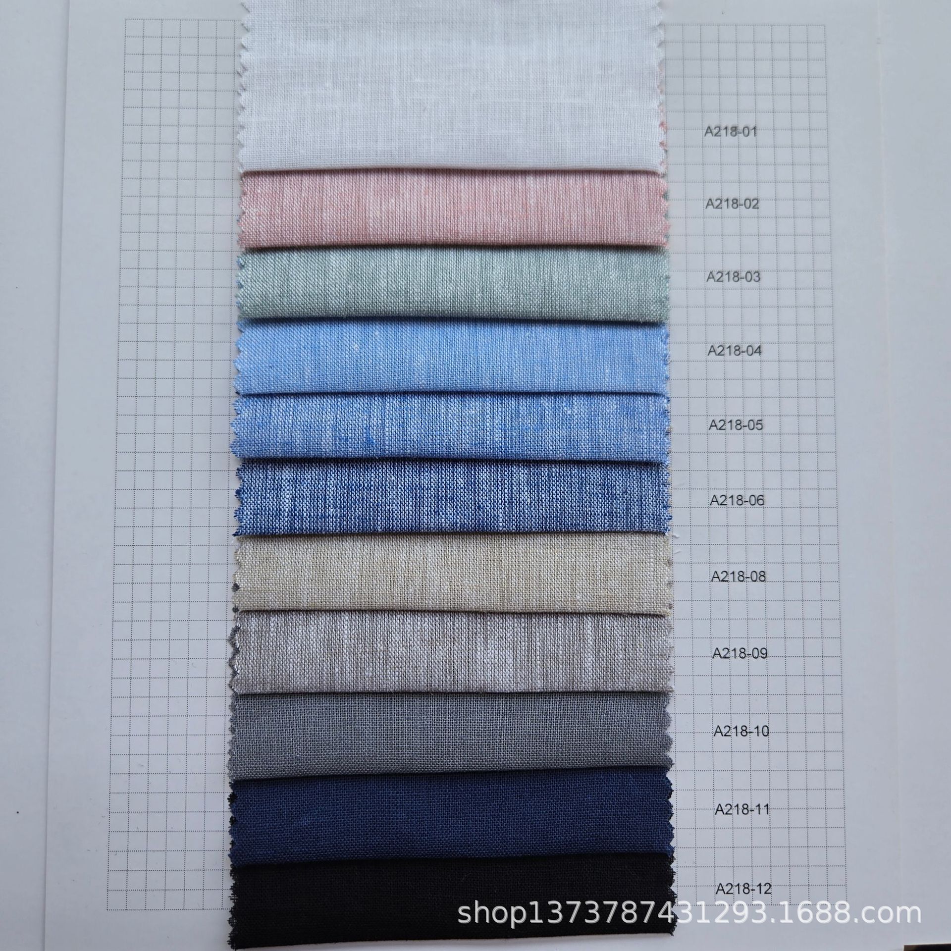 Ready Supply of High-Quality Yarn-Dyed Linen Cotton Youth Cloth Casual Shirt Clothing Fabrics