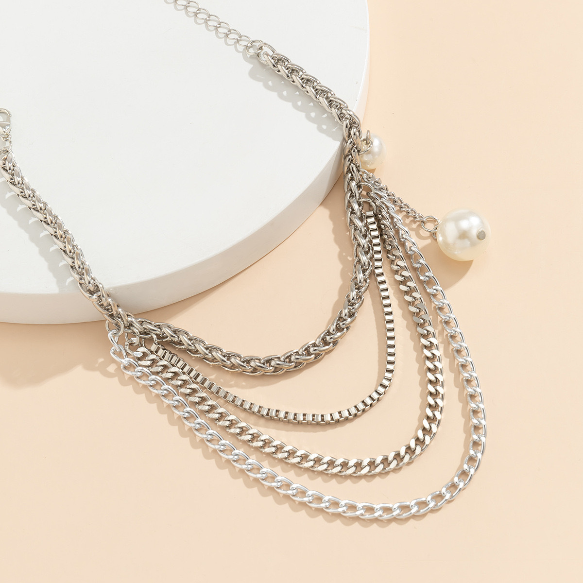 Picture of Cross-border Hot Selling Multi-layer Tassel Hip-hop Foot Chain Women's European and American Exaggerated Personality Geometric Metal Chain Shoe Chain Accessories