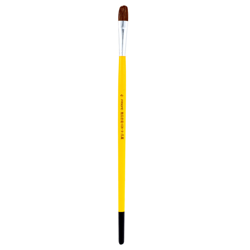 Picture of Wolf brush oil brush 6 sets of watercolor acrylic flat brush art painting tools gouache paint brush