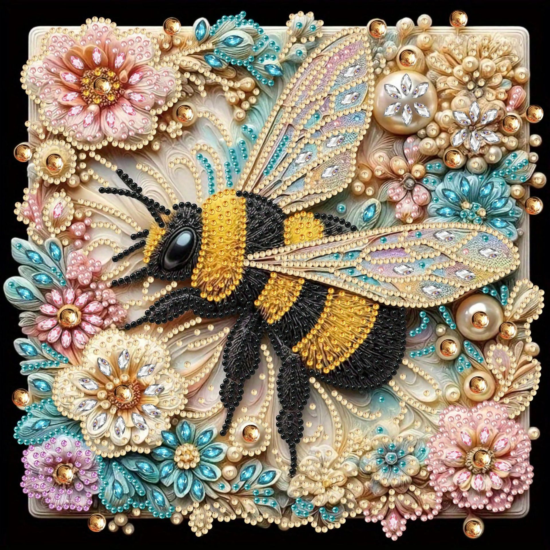 Multi-Style Special-Shaped Diamond Painting Handmade DIY Casual 30*30 Diamond Stickers DIY Decorative Paintings Cross-Border Direct Sales
