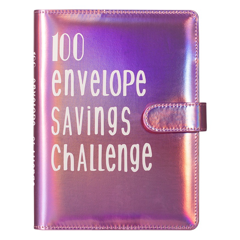 100Envelopechallenge Couple Challenge Binder Handbook Zipper Cash Savings Storage