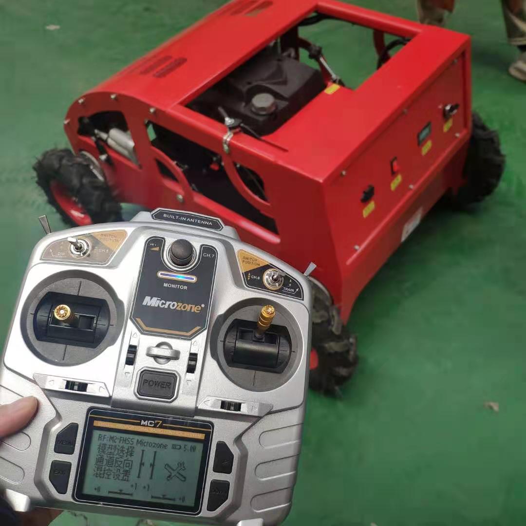 Export to Europe and America crawler remote control mower oil-electric hybrid mowing remote control operation mowing mower