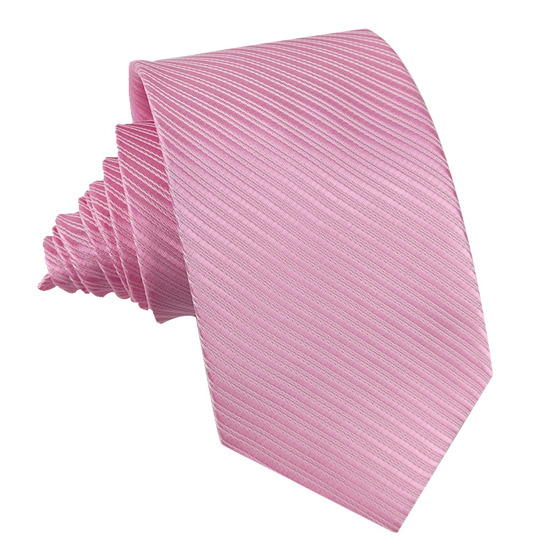Picture of 25 New 8cm Polyester Jacquard Stripesd Tie 7cm Men's and Women's Business Formal Wear Casual High-End Red Black Blue