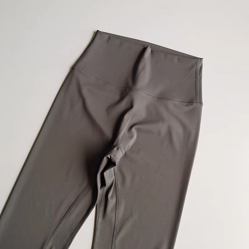 Picture of No Embarrassment Line Yoga Trousers Naked High Waist Sports Tights Quick-drying Breathable Running Fitness Training Leggings