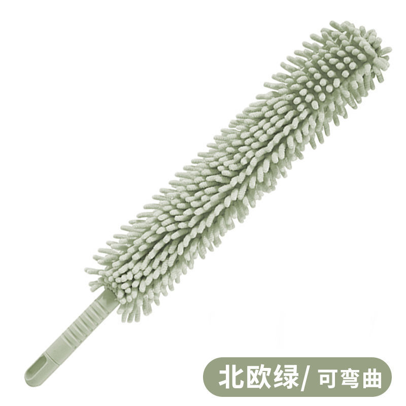 Picture of Chenille double-sided flexible retractable household electrostatic duster desktop household cleaning feather duster wholesale