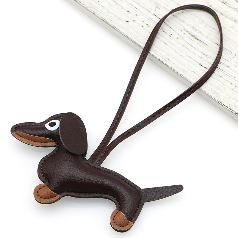 Picture of New Cartoon Personalized Keychain Bag Pendant Miu Series Dachshund Animal Shape Bag Pendant Decoration Wholesale