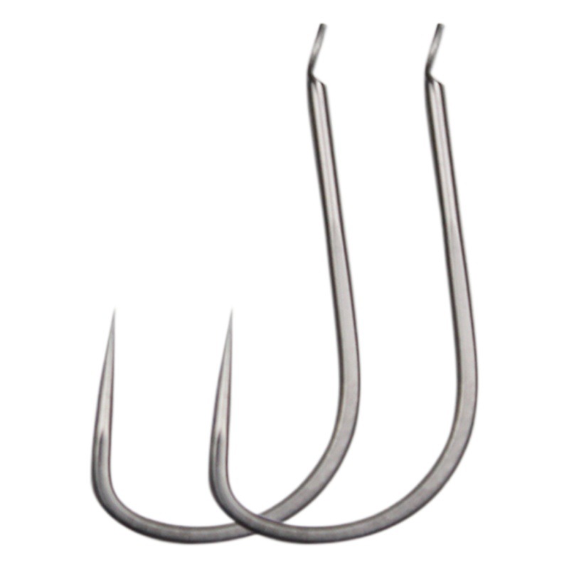 Titanium alloy new kanto hook wholesale bulk barbed-free competitive black pit crucian carp carp rome hook flying hook