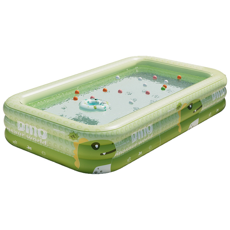 Picture of Jiashu Swimming Pool Home Outdoor Large Inflatable Pool Thickened Plastic Baby Baby Children Inflatable Swimming Pool