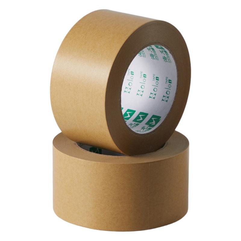 Brown Packing Paper Tape, High Viscosity, Water-Free, Writable, Clamping and Degradable, Cross-Border E-Commerce Sealing, Packaging and Sealing Frame Tape