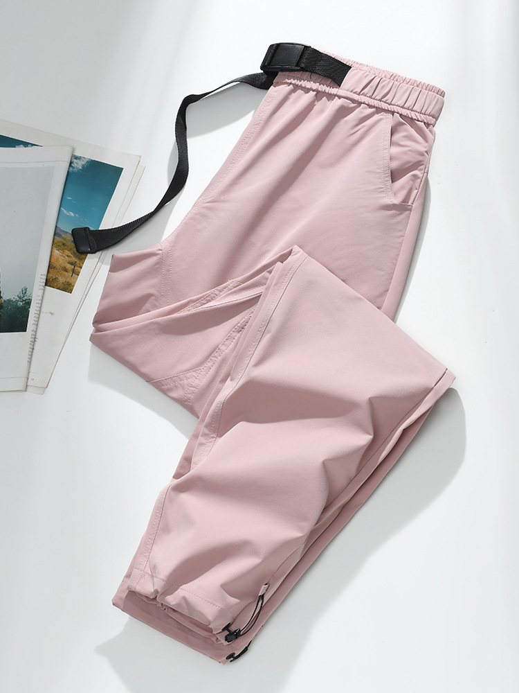 Spring Casual Pants Outdoor Casual Crane Pants Windproof and Waterproof Adjustable Leg Trousers for Men and Women