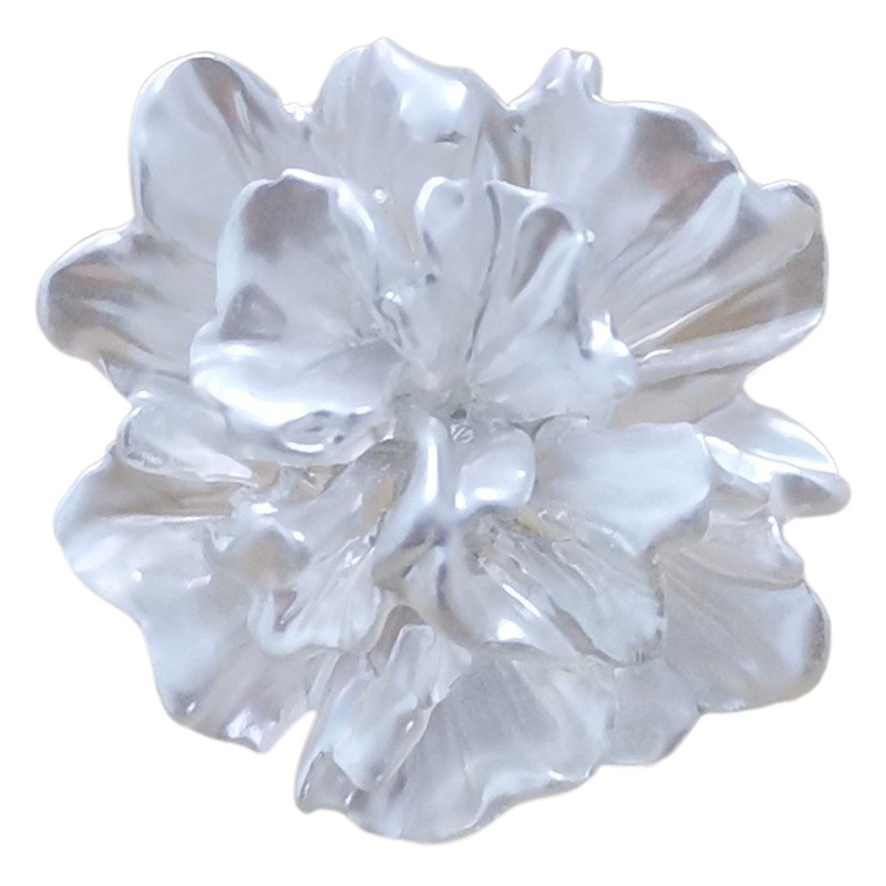 MOSN Xiaoxiang Elegant Wind Gardenia Peony Flower Clothes Decorative Button Suit Jacket Fur Coat Button