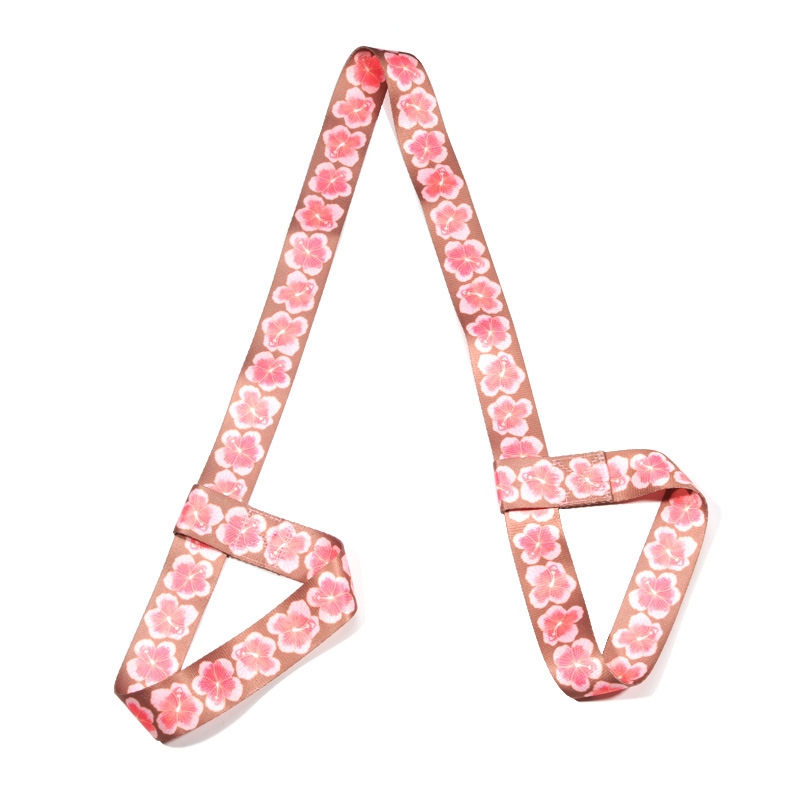 Picture of Factory Wholesale Digital Printing Yoga Mat Straps Nylon Colorful Binding Straps Storage Straps Binding Rope Yoga Stretch Straps