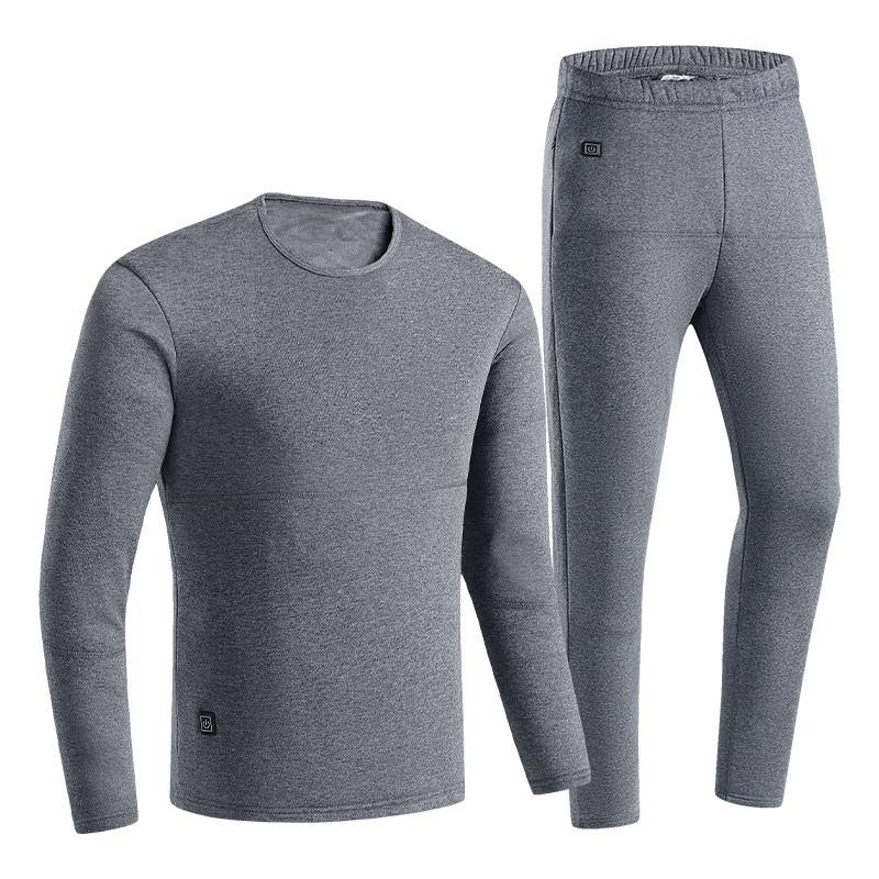 Picture of Smart Electric Heating Clothing Heating Warm-keeping Underwear Set Heating Constant Temperature Long Sleeve Winter Cold-proof Warm-keeping Tight Pants