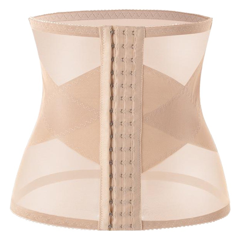 New cross-border thin cross-stretch mesh belt close-fitting 3D three-dimensional shaping belly belt spot