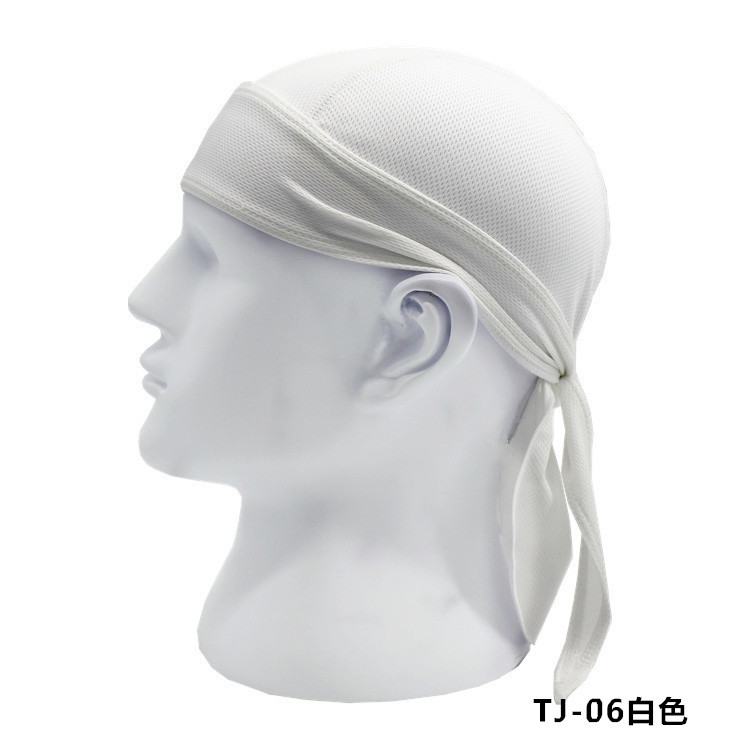Picture of Outdoor Cycling Pirate Hat Quick-Drying Sports Turban Moisture-Wicking Breathable Sun Protection Hood Pirate Turban Small Hat