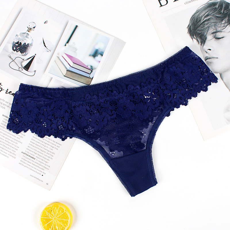 Picture of European and American Plus Size Lace Sexy Women's Underwear Cotton Crotch Girls' New Style