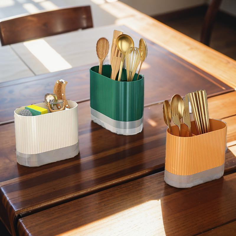 Picture of Douyin Hot Selling Cross-Border Chopstick Barrel Household Wall-Mounted Chopstick Box Tableware Storage Box Kitchen Storage Rack Chopstick Cage