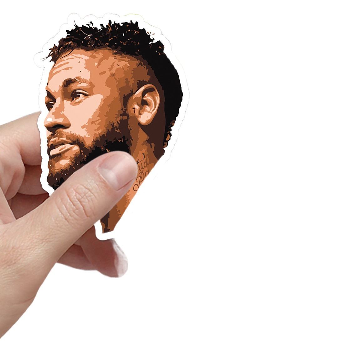 50 Neymar Graffiti Personality Cross-border Football Star Creative Hand Account DIY Water Cup Luggage Sticker Waterproof