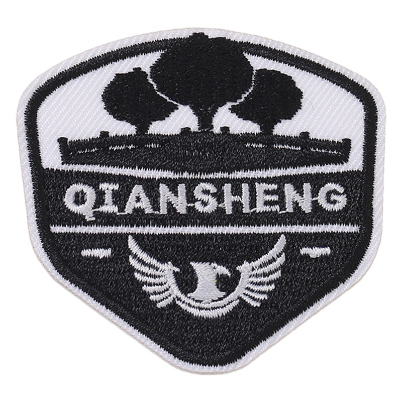 New Embroidery Cloth Stickers Fashion Computer Embroidery Label Retro Fashion Cloth Stickers Bag Aircraft Clothing Decorative Cloth Label Wholesale