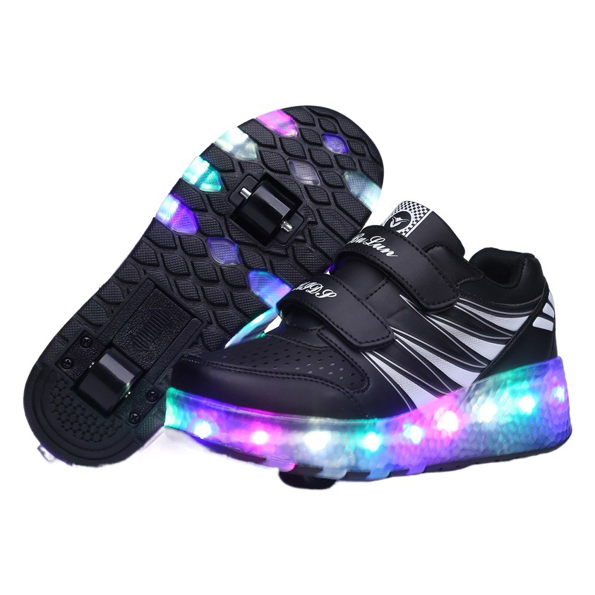 Popular online popular walking shoes boys and girls Children's double-wheel four-wheel skating shoes roller skating shoes roller skating shoes roller walking shoes