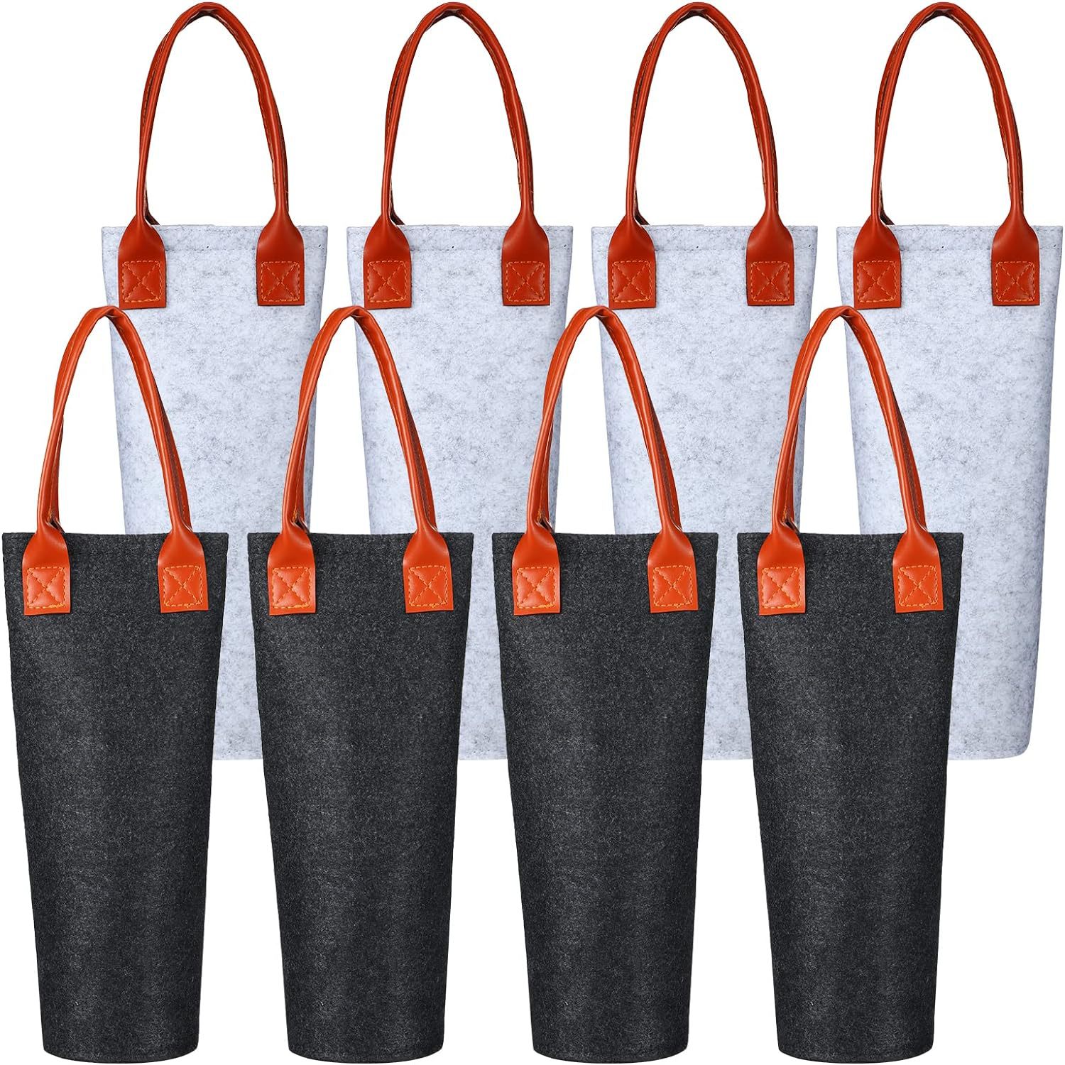 Cross-Border Supply of High-End Felt Wine Bag Tote Bags for Single Bottles of Wine, Gift Boxes with Logo Printing Available