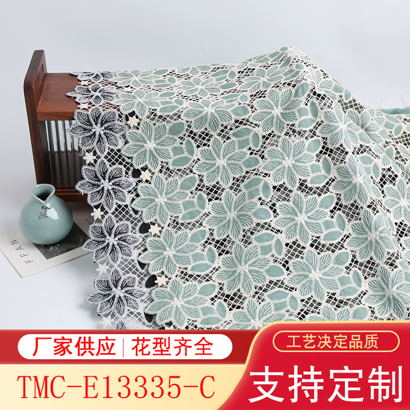 Laser water soluble spring and summer new cloth dress shirt fabric