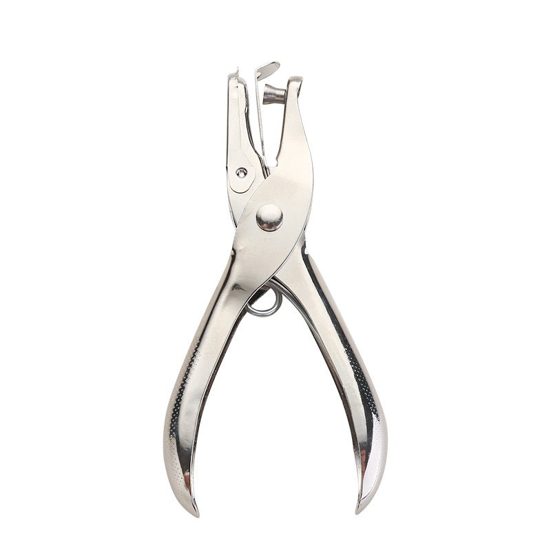 Picture of Office Supplies Puncher Metal Manual Puncher Student Stationery A4 Paper Single Hole Loose-Leaf Manual Puncher