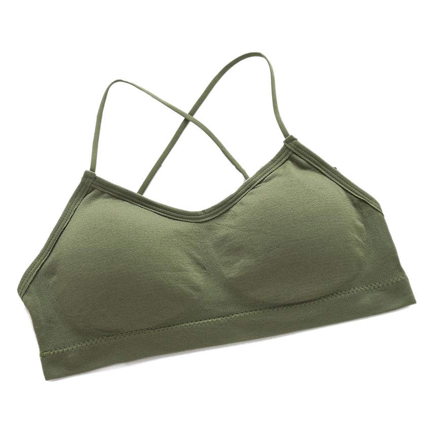 Popular Back Cross Sling, Beautiful Back, Chest Straps, Chest Pads, No Rims, Outer Wear, Bottoming Tube Top, Backless Intimates