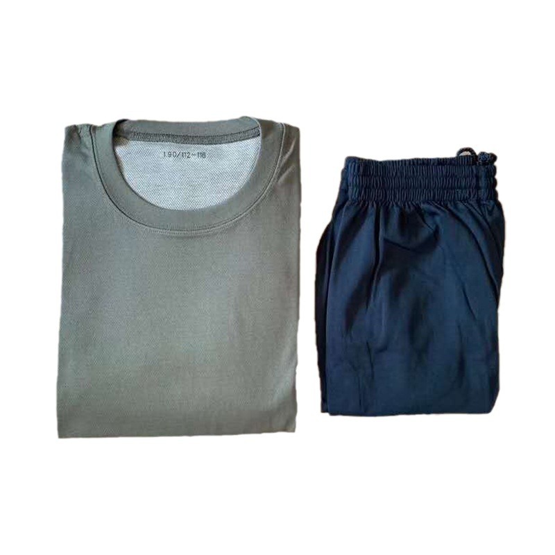 Picture of Factory Breathable Short-sleeved Physical Fitness Suit Net Face New Jihua Training Suit Summer Sports suit Military Training Quick-drying T-shirt