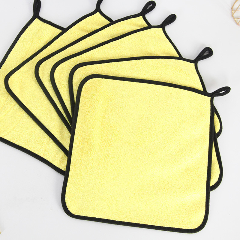 Picture of Double-Sided Thickened Car Wash Towel, Fine Fiber, Soft, Absorbent, Cleaning Cloth That Does Not Damage Car Paint, Car Wiping Towel, Car Wash Towel