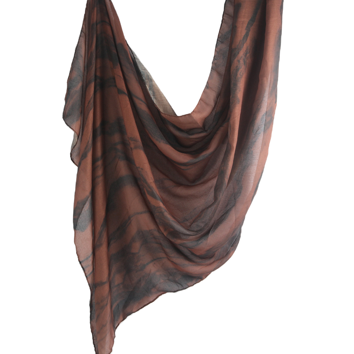 Picture of Best-Selling Watercolor Tie-Dye Cotton Scarf Arabian Satin Polyester Long Scarf Turkish Middle Eastern Scarf