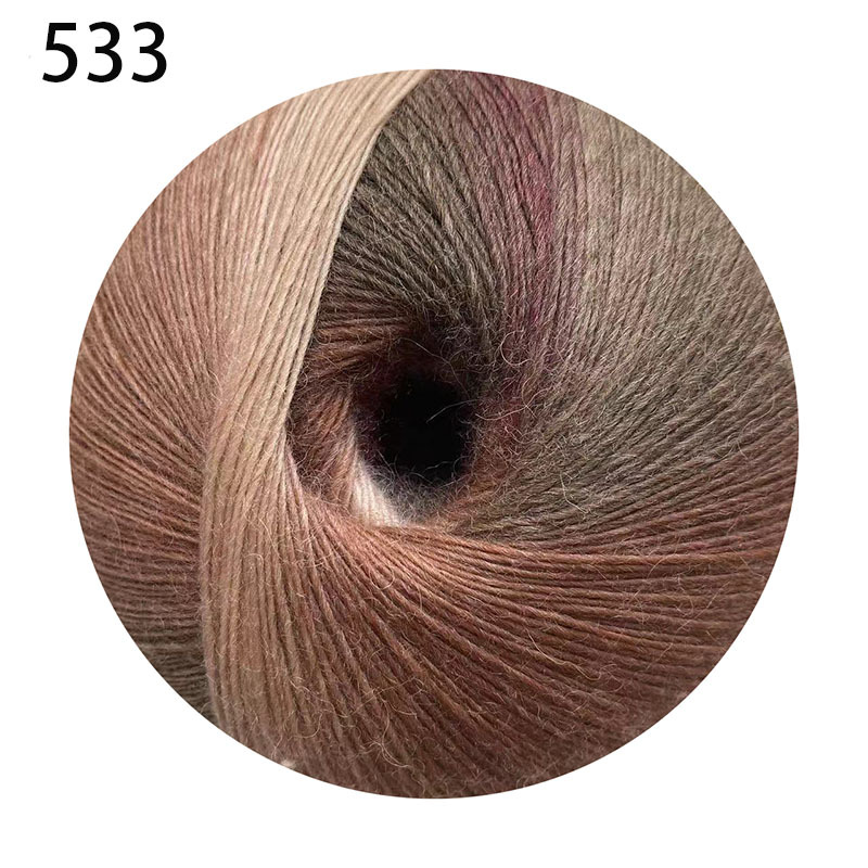 Picture of 1000 m Magic Ball Rainbow Wool Wool Wool Hand-Woven Crochet Shawl Hat Scarf Coat Coarse Baby Wool Ball