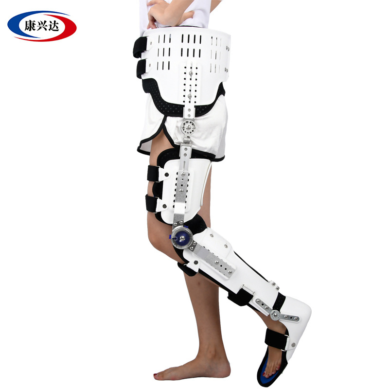Picture of Adult adjustable hip hip hip waist knee ankle foot joint fixation brace high and low paraplegia walking protector