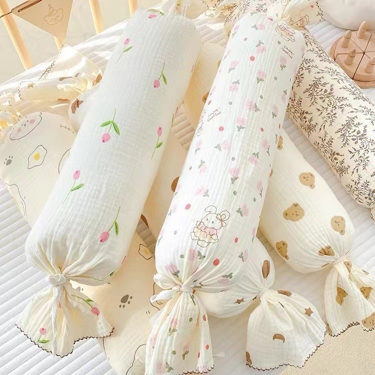 Picture of Baby Soothing Pillow Baby Pillow Side Block Anti-Jump Pillow 0-2 Years Old Newborn Sleeping Pillow Candy Pillow