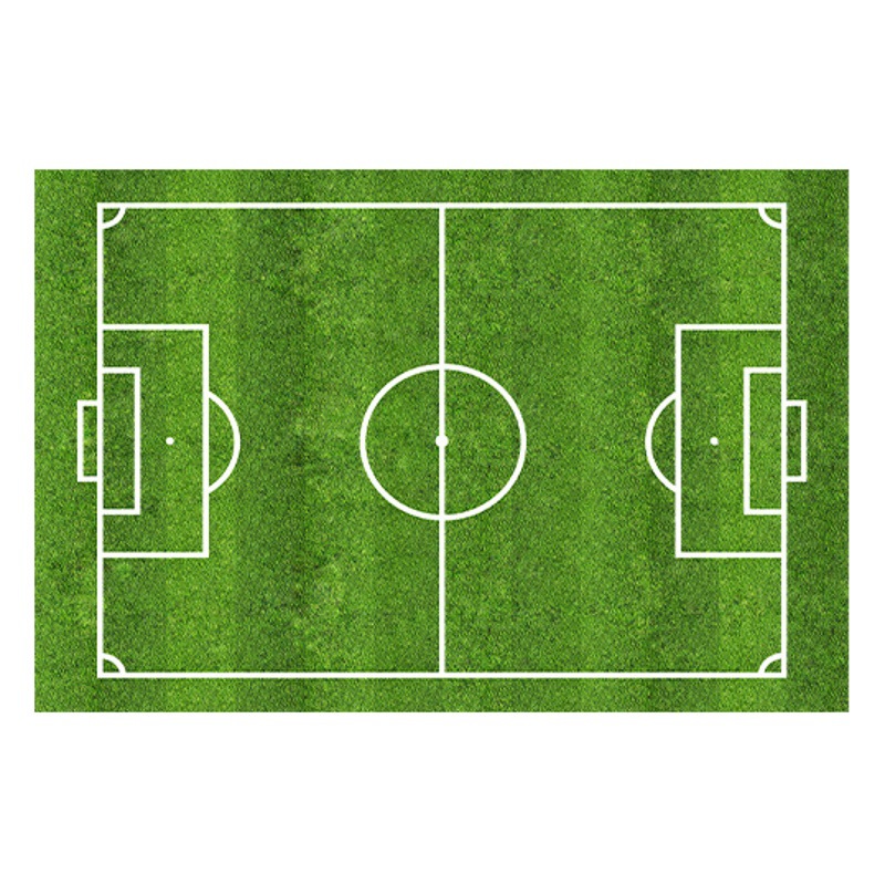Spot Cartoon Sports Field Series Decorative Floor Mat Bedroom Bedside Full Blanket Living Room Game Football Field Carpet