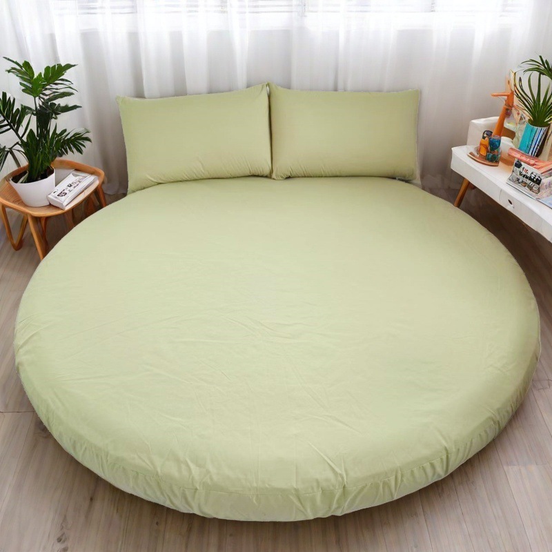 Picture of Cross-border Amazon Shrimp Hotel Round Waterproof Round Bed Cover Four-piece Bed Cover Simmons Mattress Cover Dust-proof