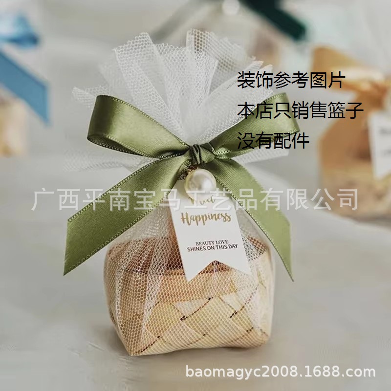 Factory Little Princess Play House Basket Wedding Candy Mini Basket Companion Gift Basket Atmosphere Decoration Supplies Gift Basket Wedding