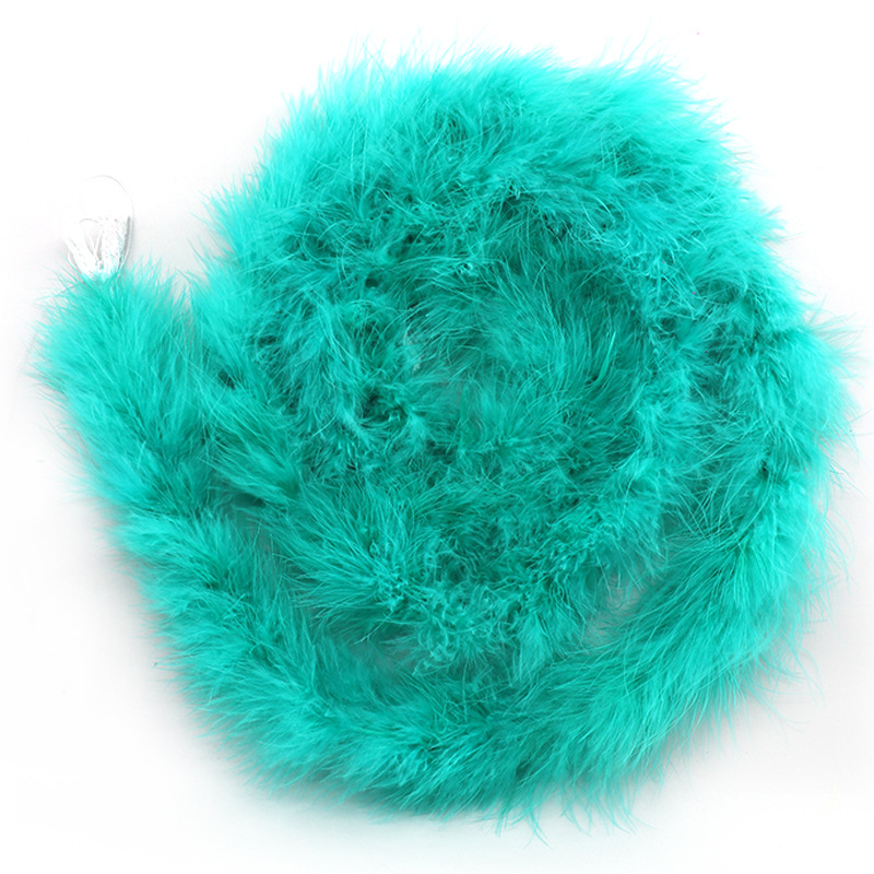 Picture of Tops wholesale Turkey plush plush feather diy1 2 M 16G performance stage decoration feather strip